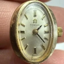 VTG Omega 14K Gold Filled Swiss Made - Runs Please Read Desc. As-is 2