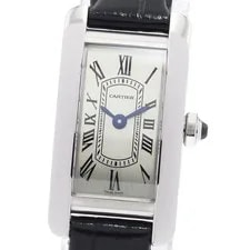 Cartier — Cartier WSTA0081 Tank American Mini Quartz With Box and 940251 F — Watch — resale