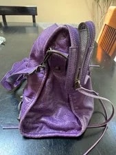 Balenciaga Classic City in Ultraviolet Distressed Hardware RH 4