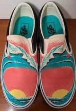 NEW Vans Limited Edition Hawaii Pipe Masters Slip-On Shoes Size 9.5/ 11 3