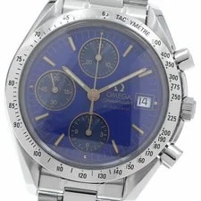 Omega Speedmaster 3511.81 Blue Automatic 39mm Chronograph 2