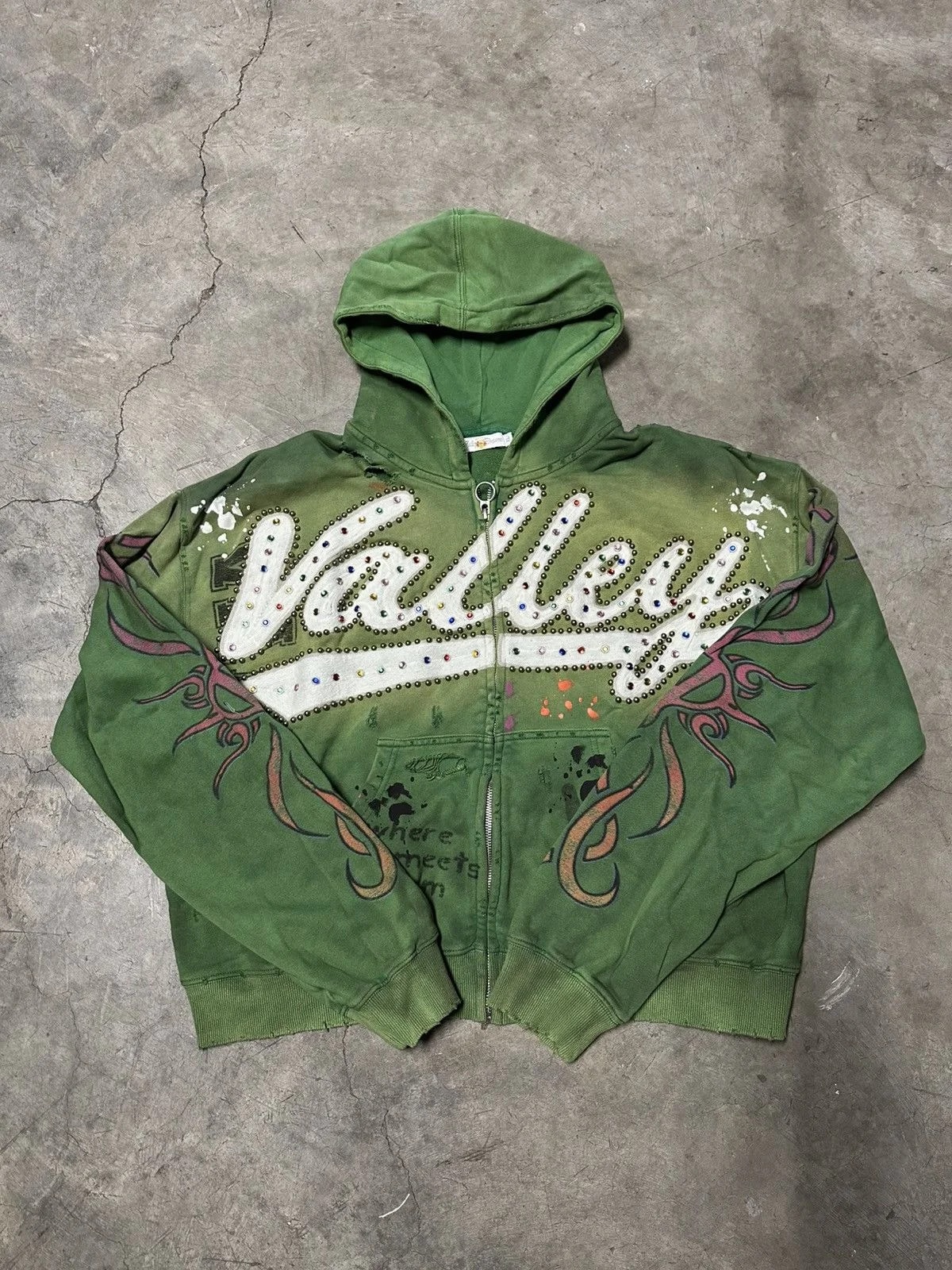 Vale Forever Inferno Zip Up Hoodie — streetwear — deal