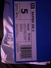 Adidas Samba OG J ’s Size 5/Kid’s 3.5 Cleski/FtwWht/Gum2 Originals 4