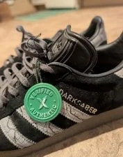 Star Wars Adidas Gazelle and Reflective Darksaber Cracked 2