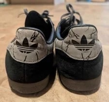 Star Wars Adidas Gazelle and Reflective Darksaber Cracked 4