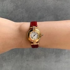 Cartier Masto Corise Roman Dial Gold Watches 3