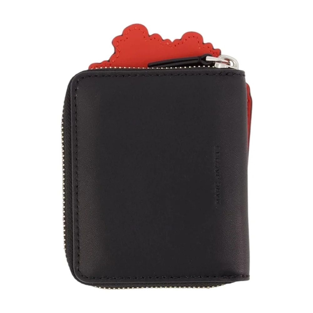 Marc Jacobs Popcorn-Embellished Compact Wallet — Cowhide 2
