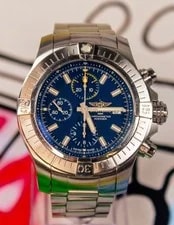 Breitling — Breitling Avenger Chronograph 45 Blue Dial Stainless & Rubber Warranty Till 2029 — Watch — resale