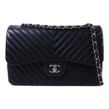Chanel — Chanel CC SHW Chevron Classic Flap Chain — Handbag — resale