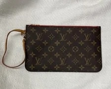 Louis Vuitton Neverfull Pochette Wristlet Interior 2