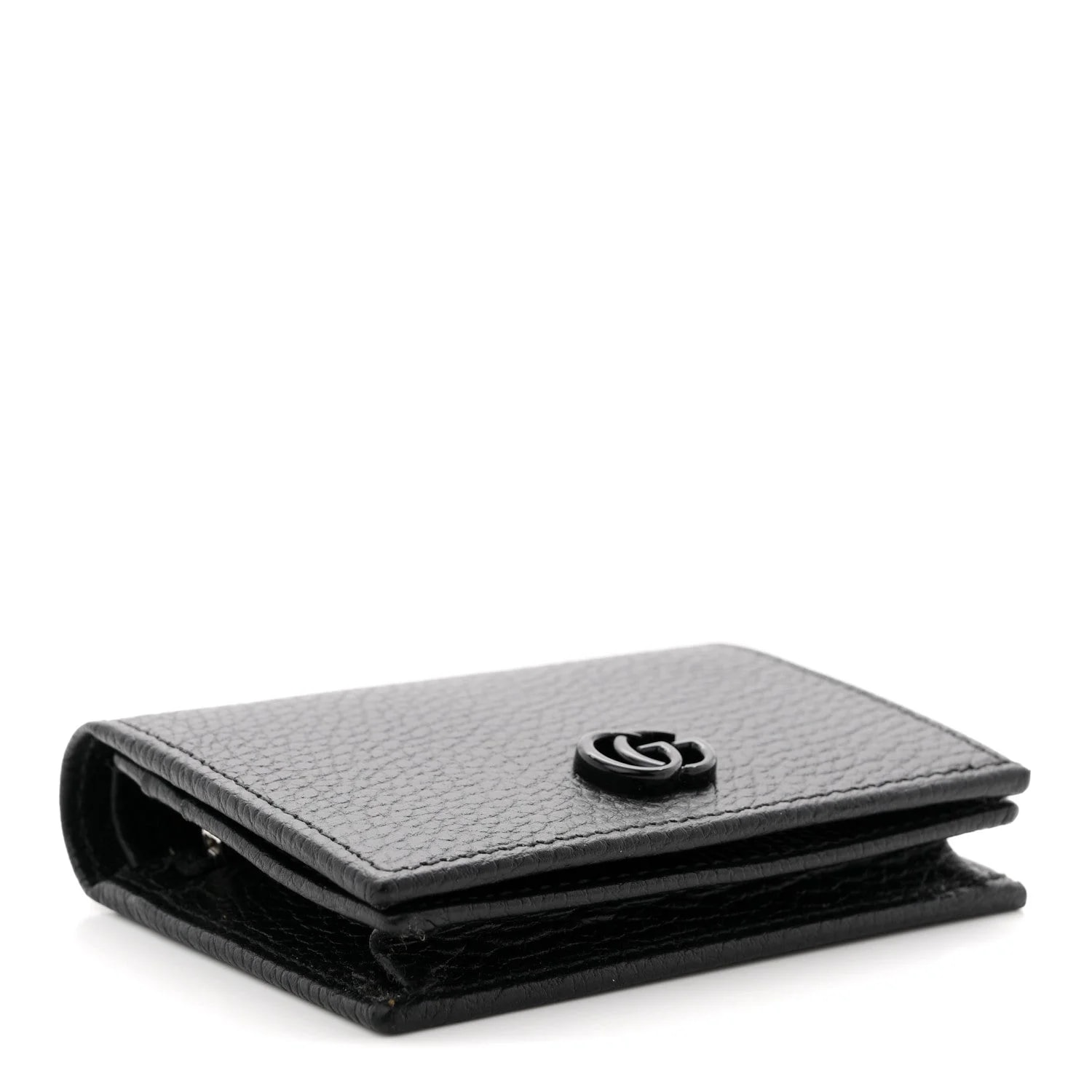 Dollar Enamel Monochrome GG Marmont Card Case 4