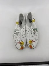 Vans X the Simpsons Lisa Simpson Donut Custom Painted Shoes 3