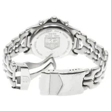 TAG Heuer SEL Chrono CG1112-1 39MM SS White Dial Quartz Chronograph Date #C758 3