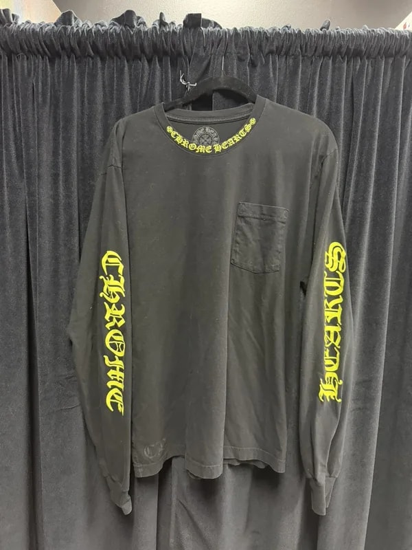 Chrome Hearts — Hearts Neck Logo Longsleeve — streetwear — resale