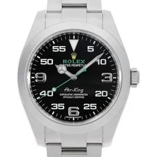 Rolex — Rolex Air King 116900 Black Random Number Second Hand — Watch — resale