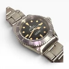W/Box Rolex Submariner 40mm Black Matte Pumpkin Dial Steel 5513 Circa 1972 3