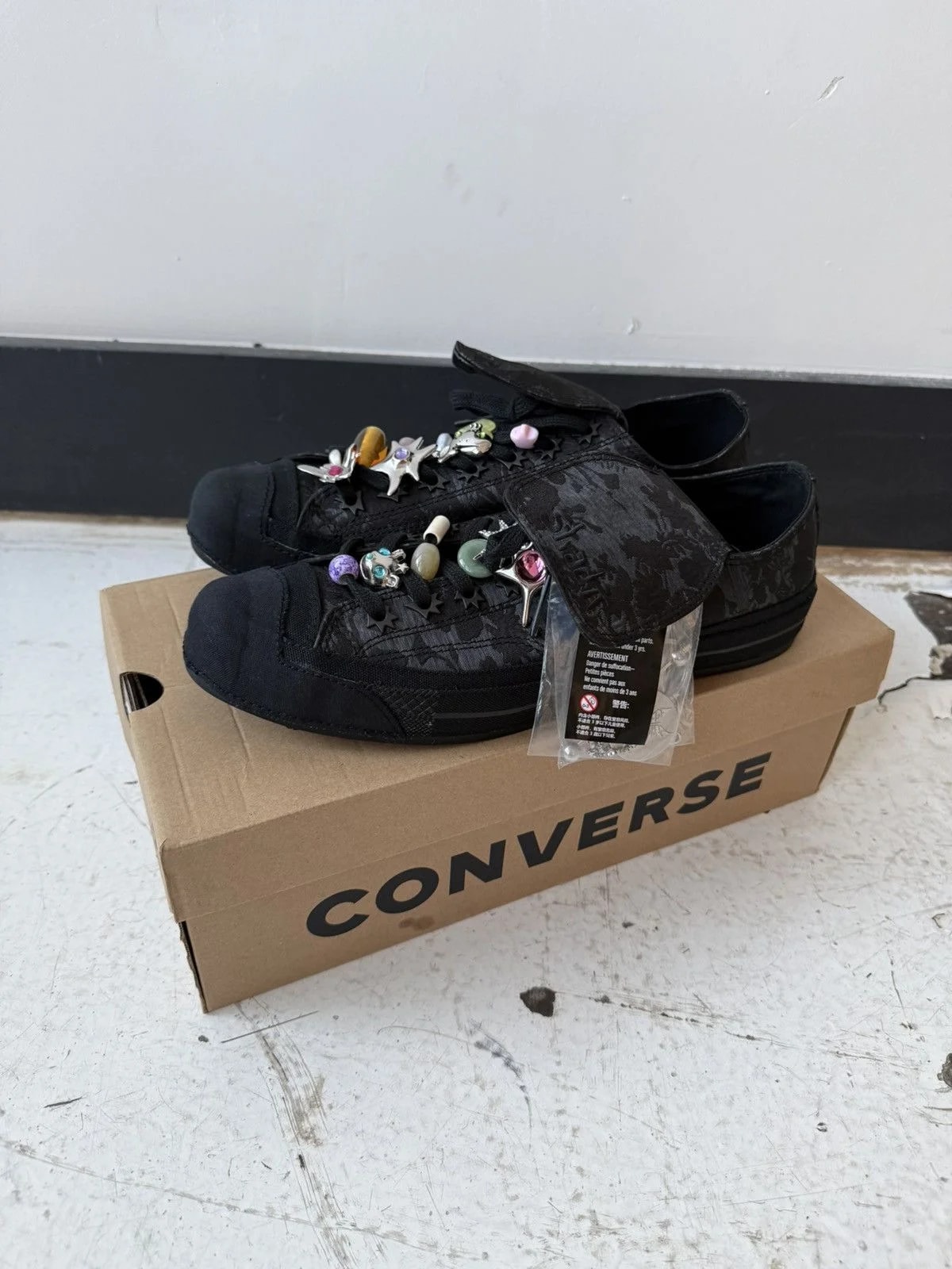 Converse — Collina Strada X Converse Chucks With Metal Charms — Sneaker — resale