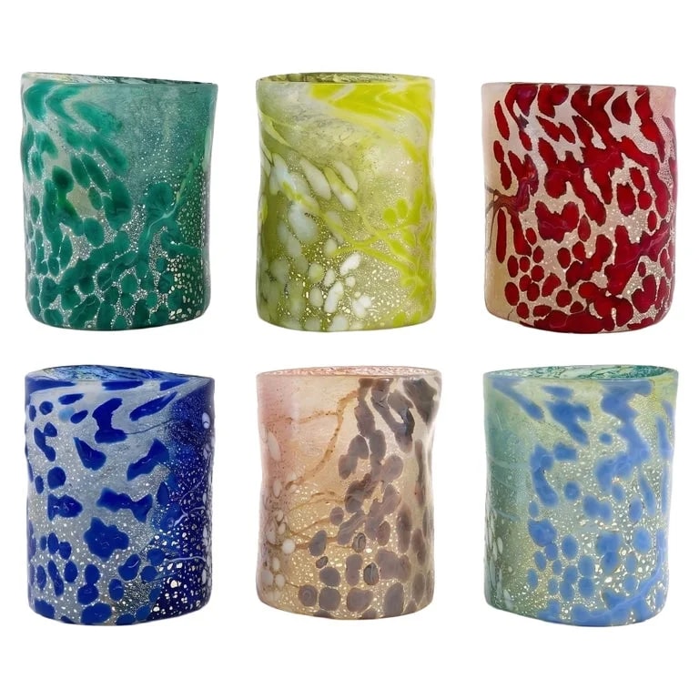 Silvio Piattelli — Bizantini. Murano Tumblers – Alba Eclectic Set - Maestro Collection — Accessory — resale