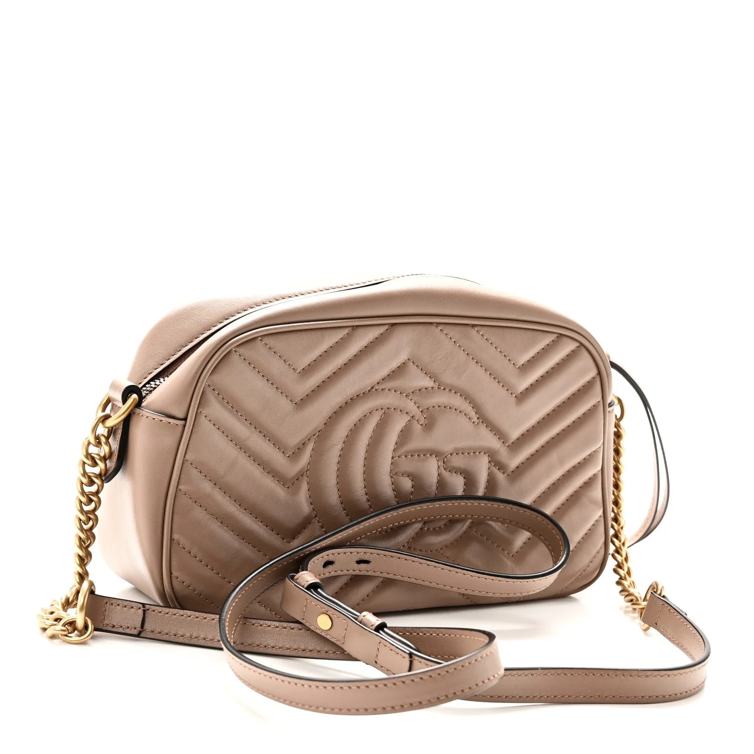 Matelasse Small Pearly GG Marmont Chain 3