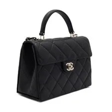 Chanel Chain Top Handle Medium Flap and 155374104 4
