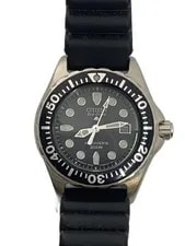 Citizen Eco Drive Diver Solar Rubber Black E068 T005420 Analog