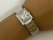 Cartier Tank Francaise MM W51011Q3 2465 Quartz Excellent A6129 2