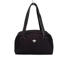Bottega Veneta — Bottega Veneta Quilted Fabric Dark Cotton — Handbag — resale