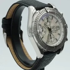 Breitling Chronomat Evolution A13356 White MOP Bezel BR808 Automatic 3