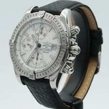 Breitling Chronomat Evolution A13356 White MOP Bezel BR808 Automatic 4