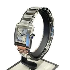 Cartier Tank Française SM WSTA0065 Silver Quartz #516 2