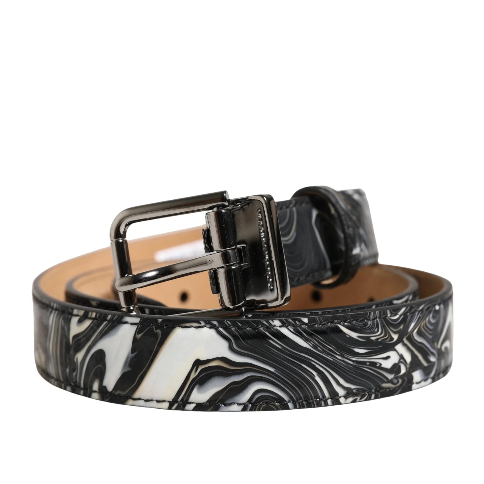 Dolce & Gabbana — Dolce & Gabbana Cotton Metal Buckle Belt — Accessory — resale