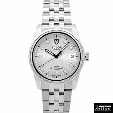Tudor — International Polished Tudor Glamour Date 10P Diamond 55000 Automatic Silv — Watch — resale
