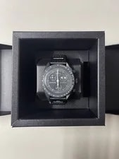 Omega X Swatch Black Snoopy Moonswatch Mission To the Moonphase New Moon 🌑 2