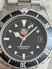 TAG Heuer 973006F 2000 Professional Quartz Black From JP 2