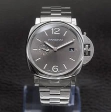 2026 Panerai Luminor Due Stainless Steel Gray Dial 42mm PAM01387 Full Set 4