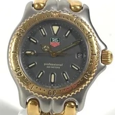 TAG Heuer — TAG Heuer Cell Professional 200 Logo Gold Silver From Japan — Watch — resale