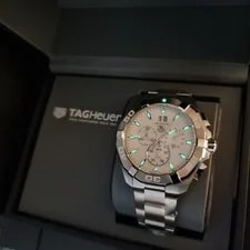 New Unworn Original TAG Heuer 43 Mm Aquaracer 300M Quartz CAY1111.BA0927 3