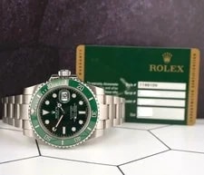 Rolex Submariner 116610LV Silver Oyster Bracelet With Green Bezel 4