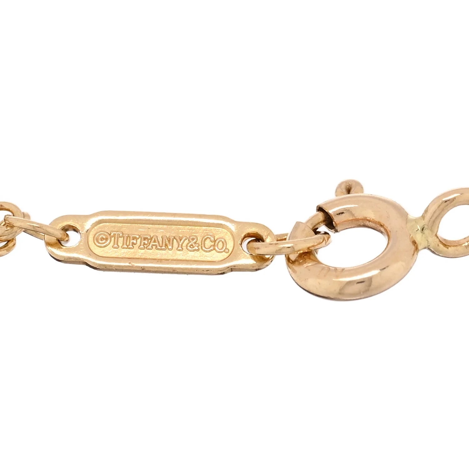 18K Yellow Gold Return To Tiffany Love Heart Tag Key 3