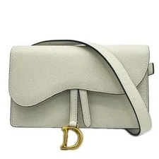 Dior — Christian Dior Saddle Belt PouchWaist Calf leather12-MA-0169 — Handbag — resale