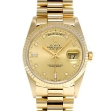 Rolex — Rolex Day-Date 18238A 36mm Yellow Gold Champagne #WW3311 — Watch — resale