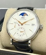 IWC — IWC Portofino Moon Phase IW516401 Stainless Steel 45mm With Box & Card 2018 — Watch — resale