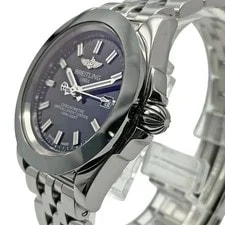 Breitling W7133012/BF62 Galactic 32 Sellkt Sleek Quartz Black Dial Stainl 4