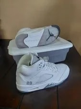 Jordan — Size 10 - Air Jordan 5 Retro " Metallic" High Top Athletic — Sneaker — resale