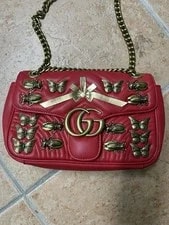 Gucci GG Marmont Matelasse Animal Studs 2