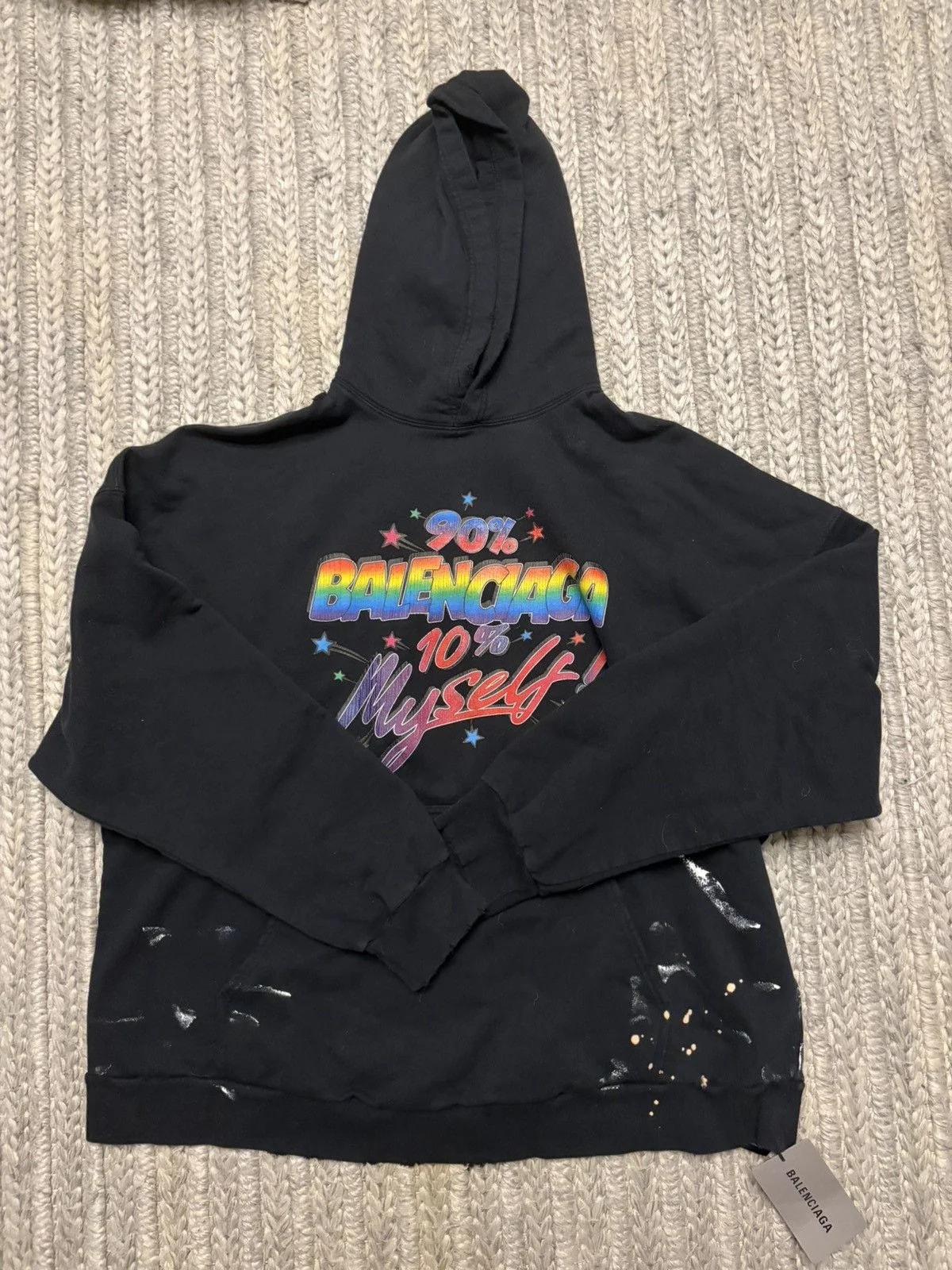 Balenciaga — 90% Balenciaga 10% Me Hoodie — streetwear — resale