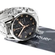 TAG Heuer — TAG Heuer Carrera Calibre 16 CV2A1AB 43mm SS Black #C6958 — Watch — resale