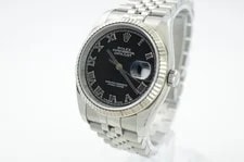 Rolex Datejust 36mm 116234 Black Roman Dial Jubilee 2017 B&P 2