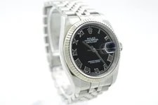Rolex Datejust 36mm 116234 Black Roman Dial Jubilee 2017 B&P 3