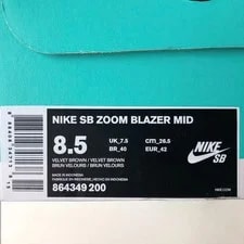 Nike Sb Zoom Blazer Mid 864349-200 Us8.5 4